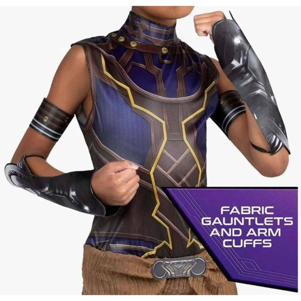 MARVEL Avengers Black Panther Shuri Jumpsuit Costume Cosplay Child M (8-10) NEW